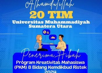 Universitas Muhammadiyah Sumatera Utara Meloloskan 20 TIM PKM Pendanaan Tahun 2024