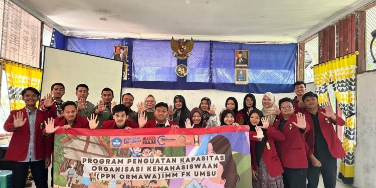 IMM Fakultas Kedokteran UMSU Mengadakan Kegiatan Pembukaan Program Penguatan Kapasitas Organisasi Kemahasiswaan (PPK Ormawa) Di Desa Jati Mulya Kabupaten Batu Bara