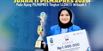 Mahasiswa FEB UMSU JUARA PILMAPRES TINGKAT LLDIKTI Wilayah I
